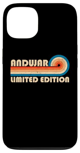 ANDUJAR Surname Retro Vintage 80s 90s Birthday Reunion Hülle für iPhone 13 von Last Name Matching Family Name