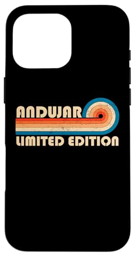 ANDUJAR Surname Retro Vintage 80s 90s Birthday Reunion Hülle für iPhone 16 Pro Max ANDUJAR Surname Retro Vintage 80s 90s Birthday Reunion Hülle für iPhone 16 Pro Max von Last Name Matching Family Name