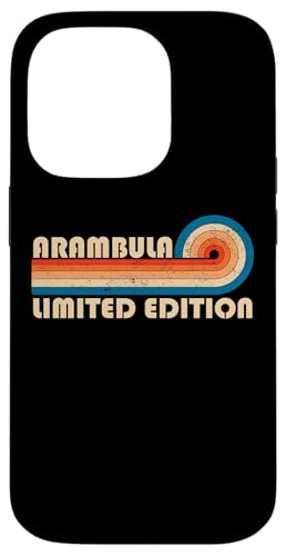 ARAMBULA Surname Retro Vintage 80s 90s Birthday Reunion Hülle für iPhone 14 Pro von Last Name Matching Family Name