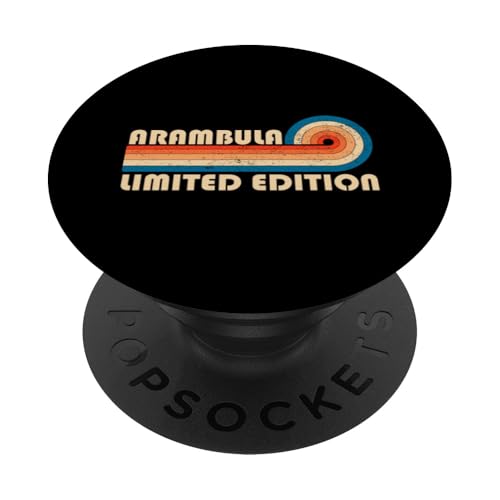 ARAMBULA Surname Retro Vintage 80s 90s Birthday Reunion PopSockets Klebender PopGrip ARAMBULA Surname Retro Vintage 80s 90s Birthday Reunion PopSockets Klebender PopGrip von Last Name Matching Family Name