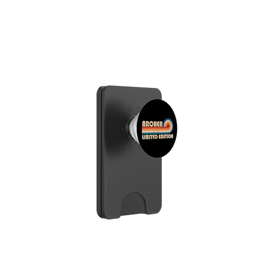 ARCHER Surname Retro Vintage 80s 90s Birthday Reunion PopSockets PopWallet für MagSafe ARCHER Surname Retro Vintage 80s 90s Birthday Reunion PopSockets PopWallet für MagSafe von Last Name Matching Family Name