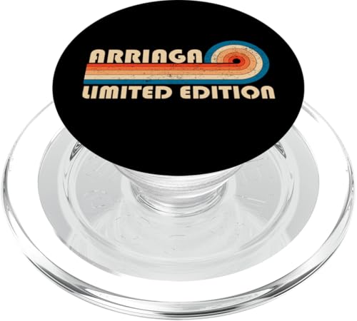 ARRIAGA Surname Retro Vintage 80s 90s Birthday Reunion PopSockets PopGrip für MagSafe von Last Name Matching Family Name