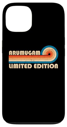 ARUMUGAM Surname Retro Vintage 80s 90s Birthday Reunion Hülle für iPhone 13 von Last Name Matching Family Name