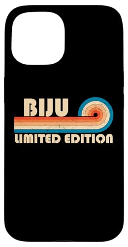 BIJU Surname Retro Vintage 80s 90s Birthday Reunion Hülle für iPhone 15 BIJU Surname Retro Vintage 80s 90s Birthday Reunion Hülle für iPhone 15 von Last Name Matching Family Name