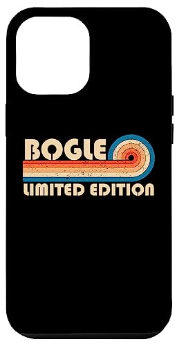 BOGLE Surname Retro Vintage 80s 90s Birthday Reunion Hülle für iPhone 12 Pro Max von Last Name Matching Family Name