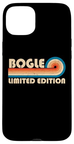 BOGLE Surname Retro Vintage 80s 90s Birthday Reunion Hülle für iPhone 15 Plus von Last Name Matching Family Name