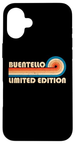 BUENTELLO Surname Retro Vintage 80s 90s Birthday Reunion Hülle für iPhone 16 Plus BUENTELLO Surname Retro Vintage 80s 90s Birthday Reunion Hülle für iPhone 16 Plus von Last Name Matching Family Name