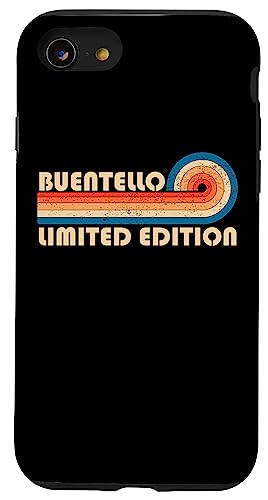 BUENTELLO Surname Retro Vintage 80s 90s Birthday Reunion Hülle für iPhone SE (2020) / 7 / 8 von Last Name Matching Family Name