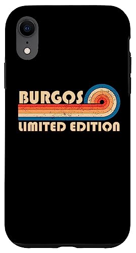 BURGOS Surname Retro Vintage 80s 90s Birthday Reunion Hülle für iPhone XR von Last Name Matching Family Name