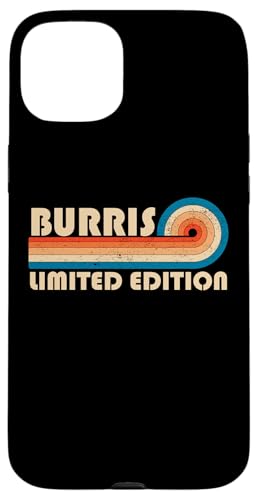 BURRIS Surname Retro Vintage 80s 90s Birthday Reunion Hülle für iPhone 15 Plus von Last Name Matching Family Name