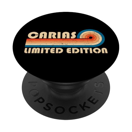CARIAS Surname Retro Vintage 80s 90s Birthday Reunion PopSockets Klebender PopGrip CARIAS Surname Retro Vintage 80s 90s Birthday Reunion PopSockets Klebender PopGrip von Last Name Matching Family Name
