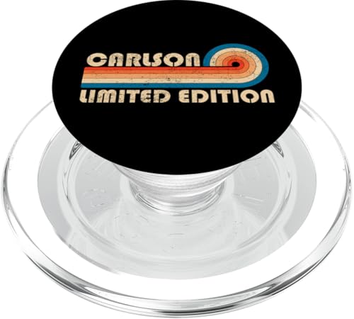 CARLSON Surname Retro Vintage 80s 90s Birthday Reunion PopSockets PopGrip für MagSafe CARLSON Surname Retro Vintage 80s 90s Birthday Reunion PopSockets PopGrip für MagSafe von Last Name Matching Family Name