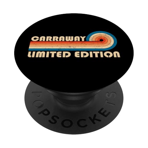 CARRAWAY Surname Retro Vintage 80s 90s Birthday Reunion PopSockets Klebender PopGrip CARRAWAY Surname Retro Vintage 80s 90s Birthday Reunion PopSockets Klebender PopGrip von Last Name Matching Family Name