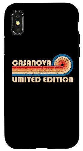 CASANOVA Surname Retro Vintage 80s 90s Birthday Reunion Hülle für iPhone X/XS CASANOVA Surname Retro Vintage 80s 90s Birthday Reunion Hülle für iPhone X/XS von Last Name Matching Family Name
