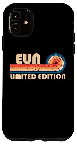 EUN Surname Retro Vintage 80s 90s Birthday Reunion Hülle für iPhone 11 EUN Surname Retro Vintage 80s 90s Birthday Reunion Hülle für iPhone 11 von Last Name Matching Family Name