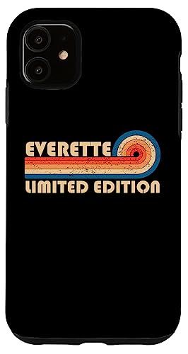 EVERETTE Surname Retro Vintage 80s 90s Birthday Reunion Hülle für iPhone 11 EVERETTE Surname Retro Vintage 80s 90s Birthday Reunion Hülle für iPhone 11 von Last Name Matching Family Name
