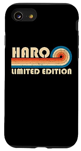 HARO Surname Retro Vintage 80s 90s Birthday Reunion Hülle für iPhone SE (2020) / 7 / 8 von Last Name Matching Family Name