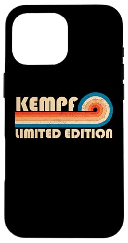 KEMPF Surname Retro Vintage 80s 90s Birthday Reunion Hülle für iPhone 16 Pro Max KEMPF Surname Retro Vintage 80s 90s Birthday Reunion Hülle für iPhone 16 Pro Max von Last Name Matching Family Name