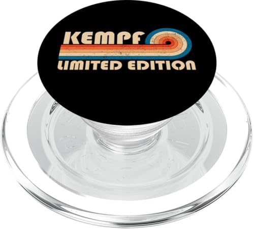 KEMPF Surname Retro Vintage 80s 90s Birthday Reunion PopSockets PopGrip für MagSafe KEMPF Surname Retro Vintage 80s 90s Birthday Reunion PopSockets PopGrip für MagSafe von Last Name Matching Family Name
