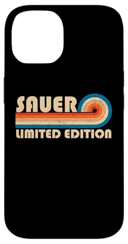 SAUER Surname Retro Vintage 80s 90s Birthday Reunion Hülle für iPhone 14 SAUER Surname Retro Vintage 80s 90s Birthday Reunion Hülle für iPhone 14 von Last Name Matching Family Name