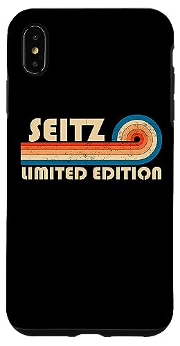 SEITZ Surname Retro Vintage 80s 90s Birthday Reunion Hülle für iPhone XS Max SEITZ Surname Retro Vintage 80s 90s Birthday Reunion Hülle für iPhone XS Max von Last Name Matching Family Name