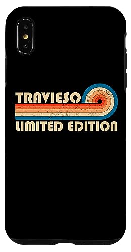 TRAVIESO Surname Retro Vintage 80s 90s Birthday Reunion Hülle für iPhone XS Max TRAVIESO Surname Retro Vintage 80s 90s Birthday Reunion Hülle für iPhone XS Max von Last Name Matching Family Name