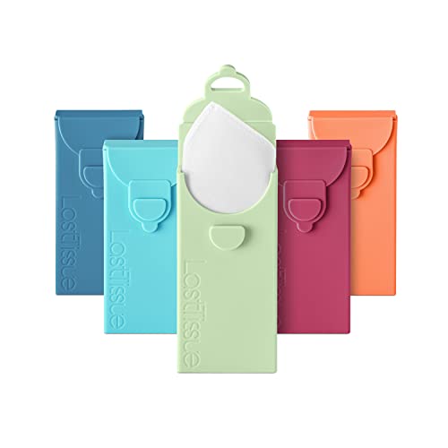LastTissue® Taschentücher Box - Umweltfreundlich Wiederverwendbare Bio Taschentücher aus Baumwolle (Grün) von LastTissue