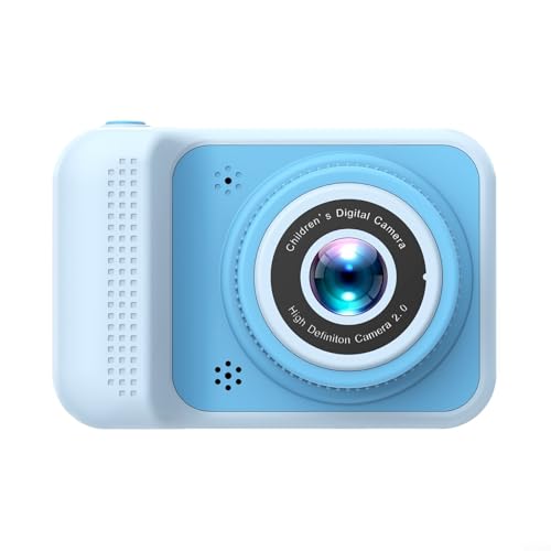 Kindersichere tragbare Miniatur-Digitalkamera für alltägliche Abenteuer und kreative Spielzeit (Blau) von Lastdaytime