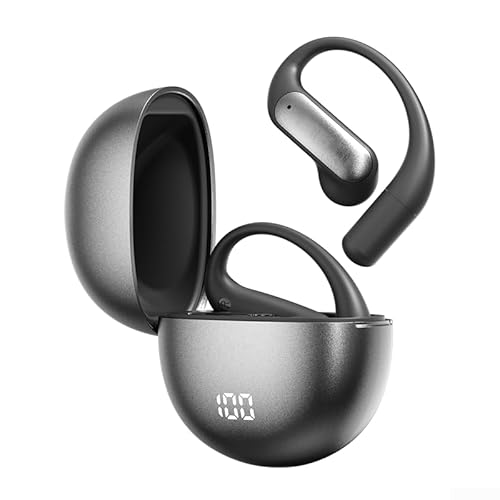 Lastdaytime AI Translator Earbuds 5.4 Zwei-Wege-Smart-Sprach-Echtzeit-Übersetzung, kabellose Kopfhörer (schwarz) von Lastdaytime