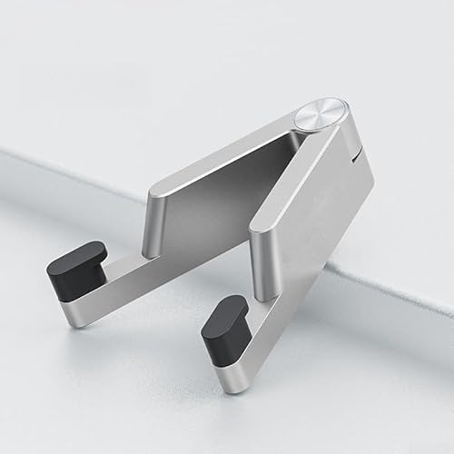 Lastdaytime Kompakter T1 Mini-Aluminium-Telefonständer mit verstellbarem Winkel für Smartphones und Tablets (Silber) von Lastdaytime