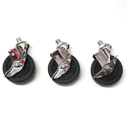 Latin Percussion Hardwarezubehör & Ersatzteile Lenkrolle mit Feststeller - LP290B - LP290S - LP290S-AIR - LP291 - LP445 Chrom, LP910 von Latin Percussion