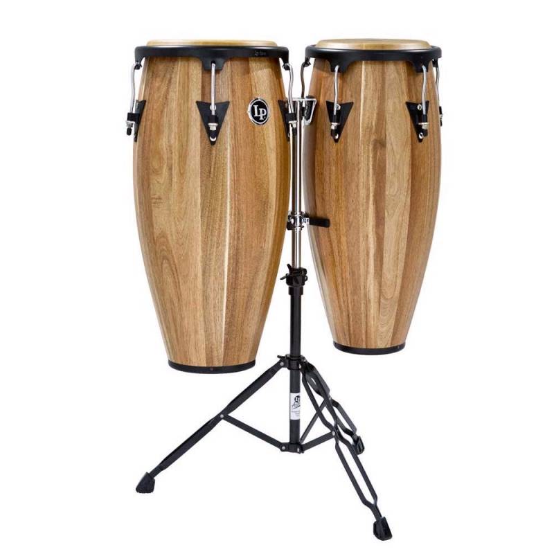 Latin Percussion LPA646-SW Aspire Walnuss, 10 + 11 Zoll, Congas auf Ständer von Latin Percussion