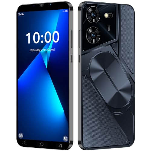 LatsYrs Billiges Handy, 5.0 Zoll-Anzeige, 16GB erweiterbar auf 128GB, Dual SIM entsperrt, Dual Kamera, WiFi/Bluetooth/Face ID Basic Handy (Black) von LatsYrs