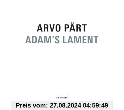 Adam's Lament von Latvian Radio Choir