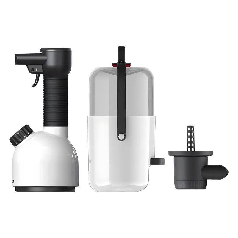 Laurastar IGGI Dampf-Sterilisierungs-Set | Dampfb?rste | Kompakt | Gl?tten & Desinfizieren | Dry Microfine Steam-Technologie | Sterilisieren von Laurastar