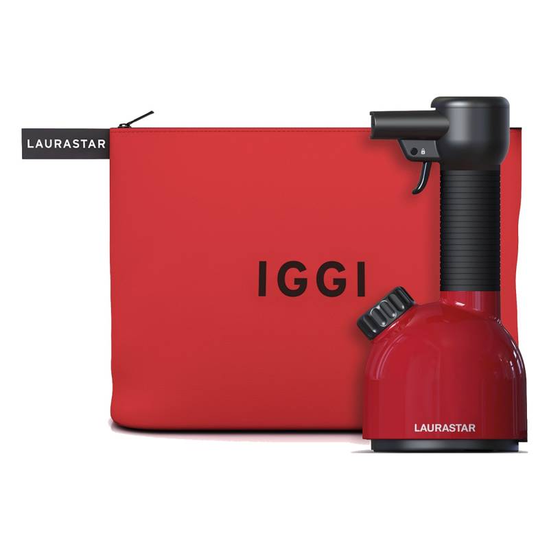 Laurastar IGGI Travel Edition | Dampfb?rste | Kompakt | Gl?tten & Desinfizieren | Dry Microfine Steam-Technologie | Aufheizzeit 2,5 min | Dampfdruck von Laurastar