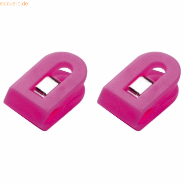 10 x Laurel Briefklemmer Multi Clip Liliput 15x25mm VE=8 Stück pink von Laurel