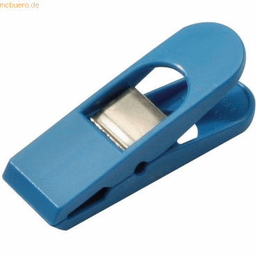10 x Laurel Briefklemmer Multi Clip Maxi Peg 26x80mm VE=2 Stück blau von Laurel