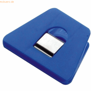 10 x Laurel Briefklemmer Multi Clip Signal 2 70x50mm VE=1 Stück blau von Laurel