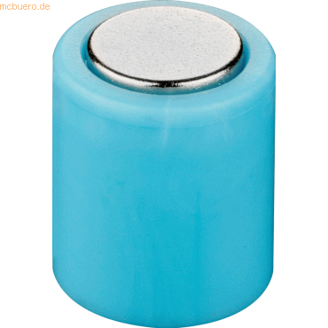 10 x Laurel Magnet Power Zylinder 14x19mm VE=6 Stück hellblau von Laurel