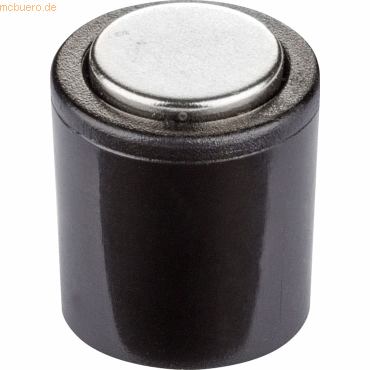 10 x Laurel Magnet Power Zylinder 14x19mm VE=6 Stück schwarz von Laurel