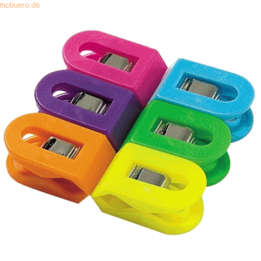 Laurel Briefklemmer Multi Clip Liliput 15x25mm VE=4 Stück Leuchtfarben Laurel Briefklemmer Multi Clip Liliput 15x25mm VE=4 Stück Leuchtfarben von Laurel