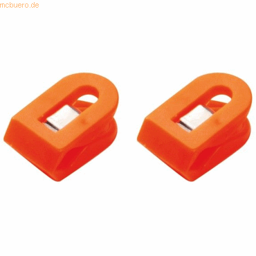 Laurel Briefklemmer Multi Clip Pegy 10x25mm VE=100 Stück orange von Laurel