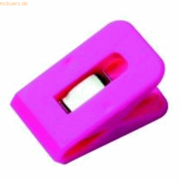Laurel Briefklemmer Signal 1 25x43mm VE=100 Stück pink von Laurel
