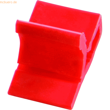Laurel Briefklemmer Zacko 12x18 mm VE=60 Stück rot von Laurel