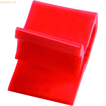 Laurel Briefklemmer Zacko 3 15x22 mm VE=1000 Stück rot von Laurel
