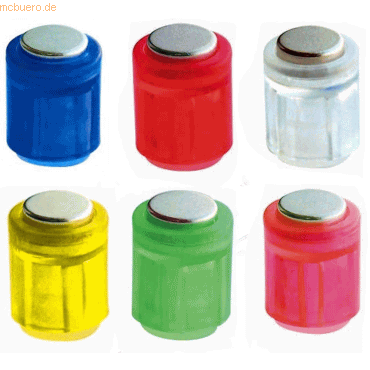 Laurel Magnet Power Zylinder 14x19mm VE=30 Stück Kristallfarben sortie von Laurel