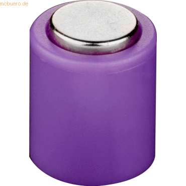Laurel Magnet Power Zylinder 14x19mm VE=50 Stück violett von Laurel