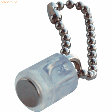 Laurel Magnet Zylinder mit Kette 14x9mm bis 1900g VE=3 Stück kristall von Laurel