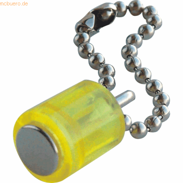 Laurel Magnet Zylinder mit Kette 14x9mm bis 1900g VE=3 Stück kristallg von Laurel